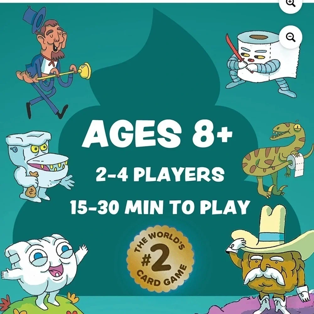Poo Pocalypse Card Game - The Hilarious Family Party Game for Kids & Adults